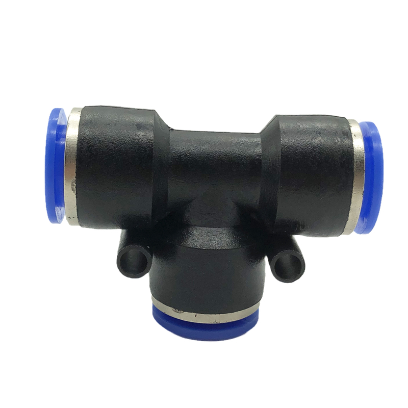 Tracheal Quick Insertion Quick Connector T-shaped Tee Reducer PE-12