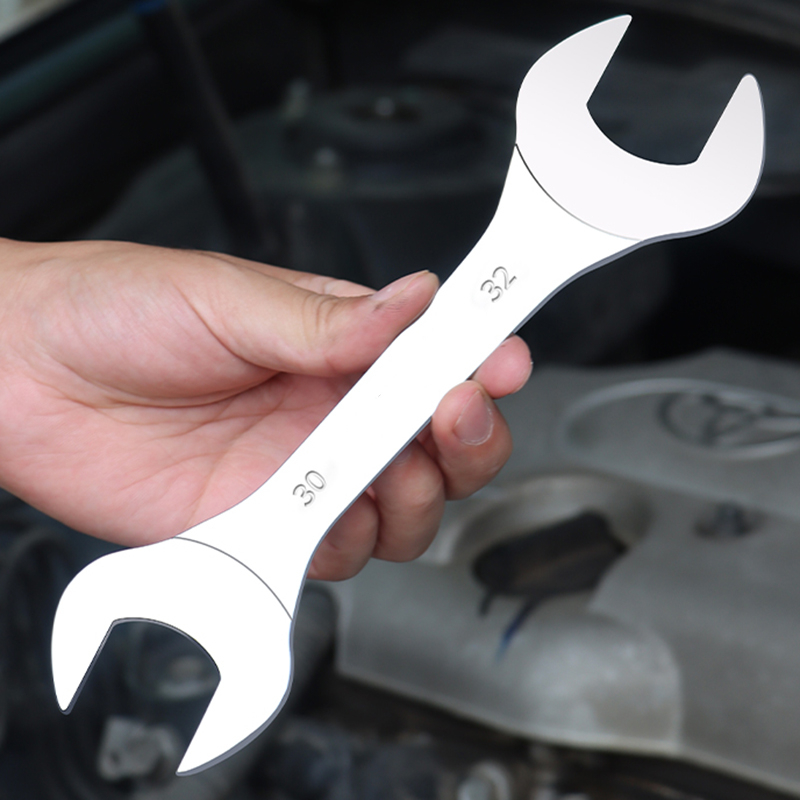 Thin open wrench Large open auto repair tool double-ended wrench