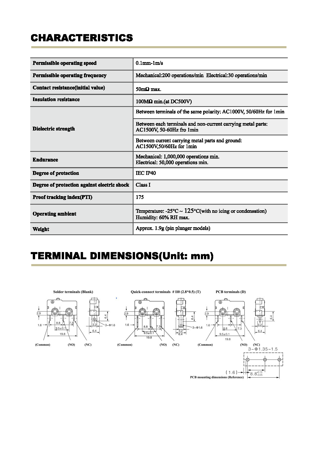 Microswitch NL Series_页面_3