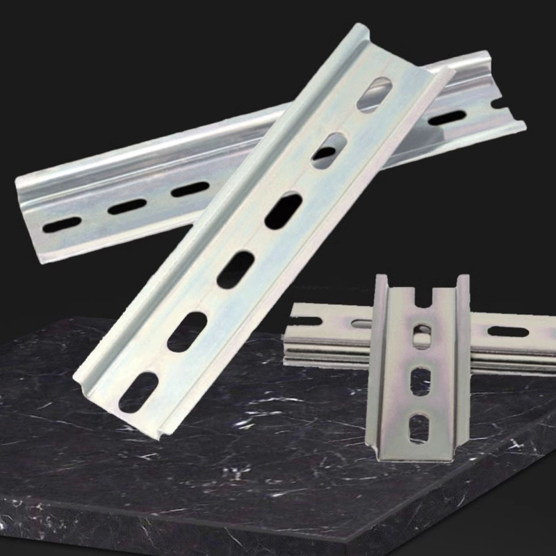 20cm C45 Guide Rail 35mm MCB Wiring Terminal DZ47 Circuit Breaker Iron Clamp Rail