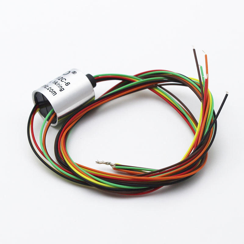 SR012C-6 Connector OD12mm 6wires Electric Swivel Slip Ring