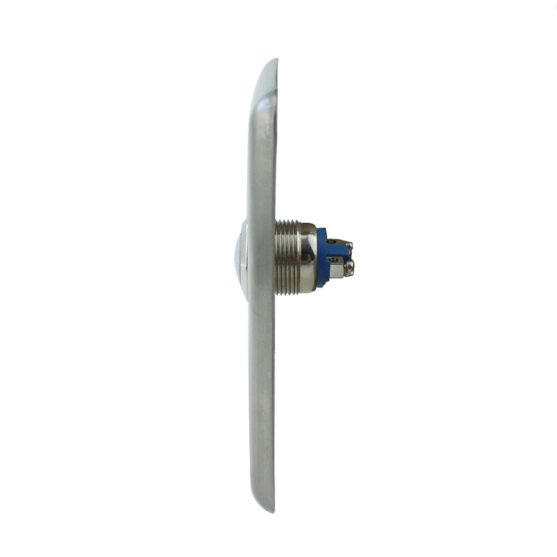 86 Type Stainless Steel Access Control Switch Panel Self-resetting Metal Waterproof Switch