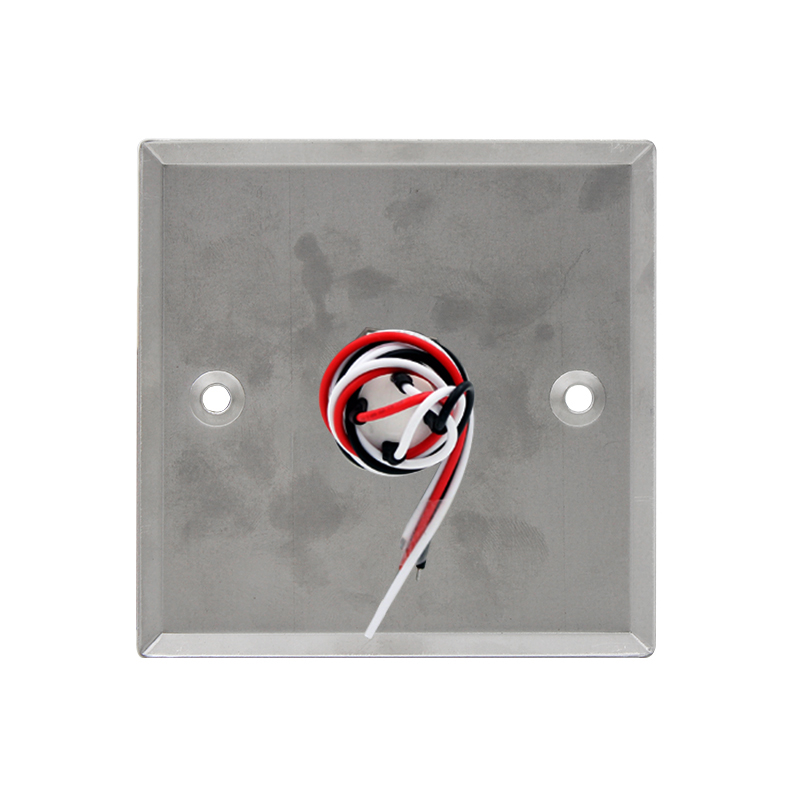 86 Type Stainless Steel Self Reset with Lamp DC12V Access Control Switch Exit Button