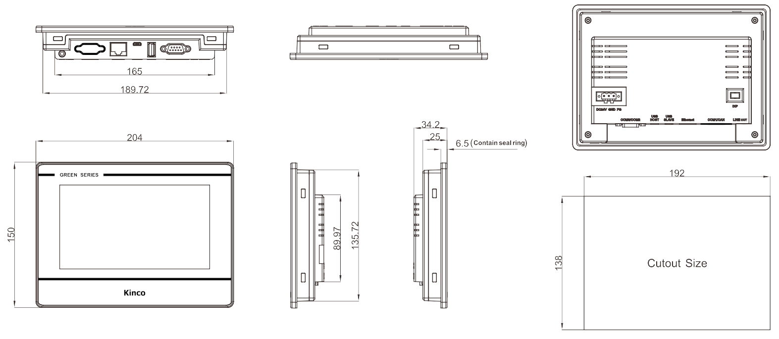 GL070 Kinco HMI