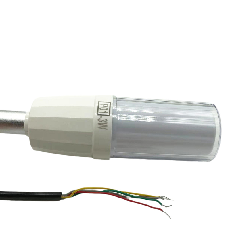 Integrated Three Color Warning Light Signal Light P01-3WQ Flashing And Silent, Q Rod disc type