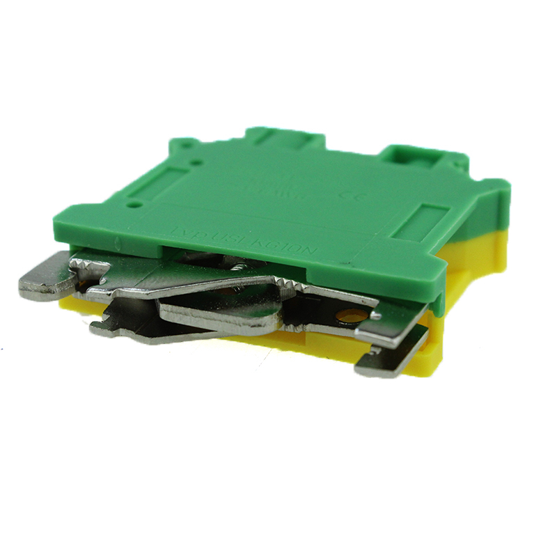 USLKG10N Screw 10mmq Din-rail Earth Clamp Terminal Block