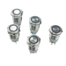 19mm Waterproof Stainless Steel Metal Push Button Switch