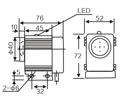 G76 Infrared ray Photoelectric Switch Sensor