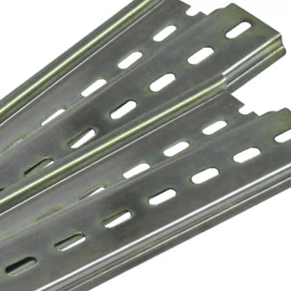 30cm C45 Guide Rail 35mm MCB Wiring Terminal DZ47 Circuit Breaker Iron Clamp Rail