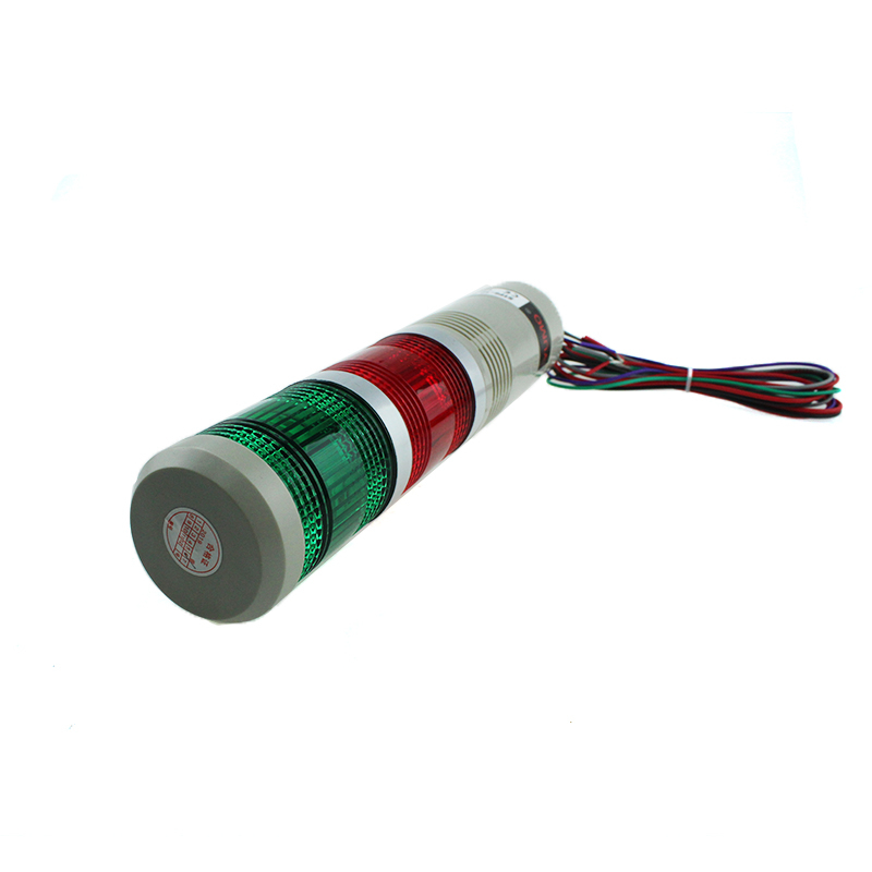 STP5-12-GR-H 50mm Buzzer 12VDC 2layer LED Signal Tower Flashing Warning Light
