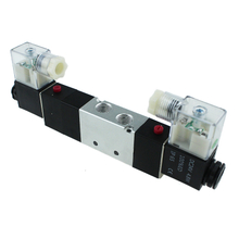 Double directional control 3 position 5 port center close valve 4v230c-08