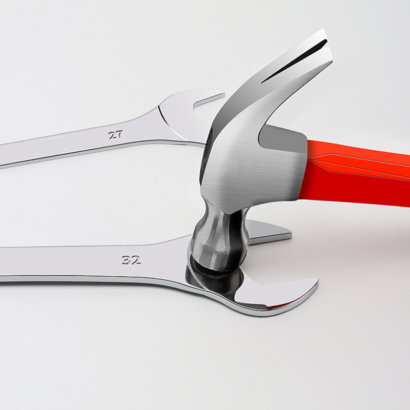 Thin open wrench Large open auto repair tool double-ended wrench