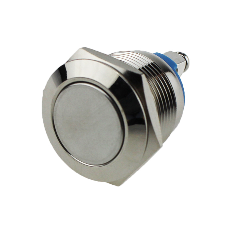 JS19F-10N 1NO 19mm Nickel Plated Brass Waterproof Metal Button