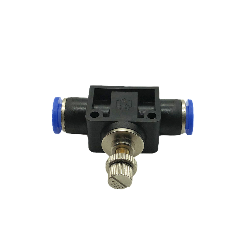 Pneumatic Gas Pipe Quick Insertion Quick Connector Pipeline Throttle Valve SA-8 Flow Adjustable Regulating Valve
