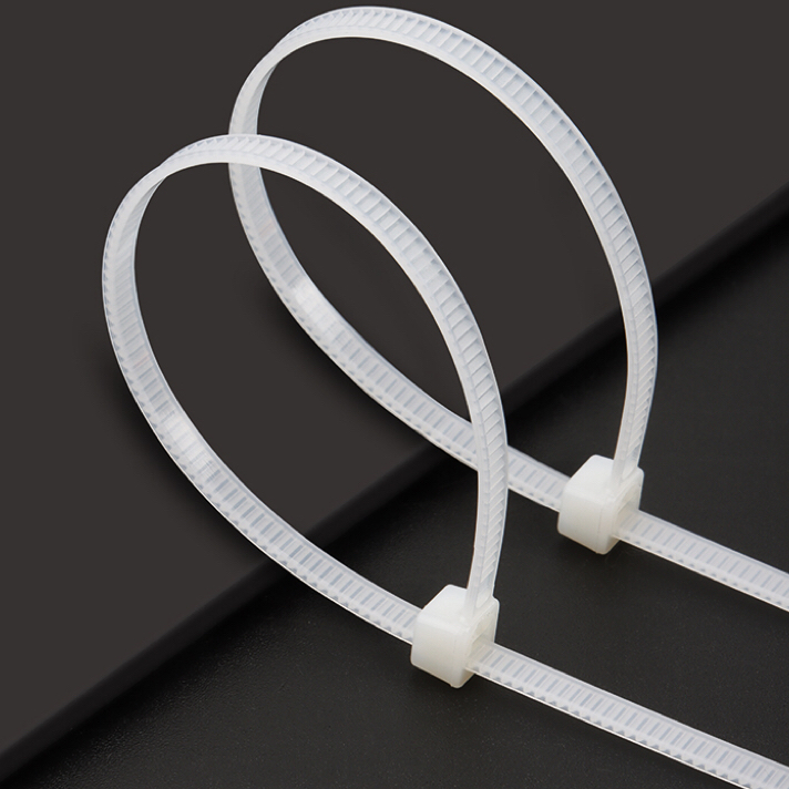 Self-locking Nylon Cable Ties Strong Cable Ties White Binding Ties M3-100 3*100