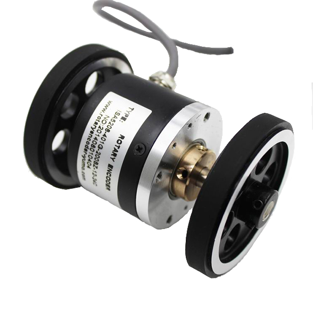 ISA5208 Solid shaft diameter 8mm; outside diameter 52mm; Encoder with meter wheel
