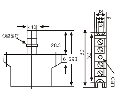 LMF15 Inductive proximity switches sensors