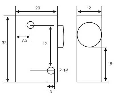 LMF21 Inductive proximity switches sensors
