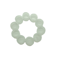 Round Silicone Sleeve 16mm Button Waterproof Cap Dustproof Switch Protective Cover Transparent White Sealing Ring