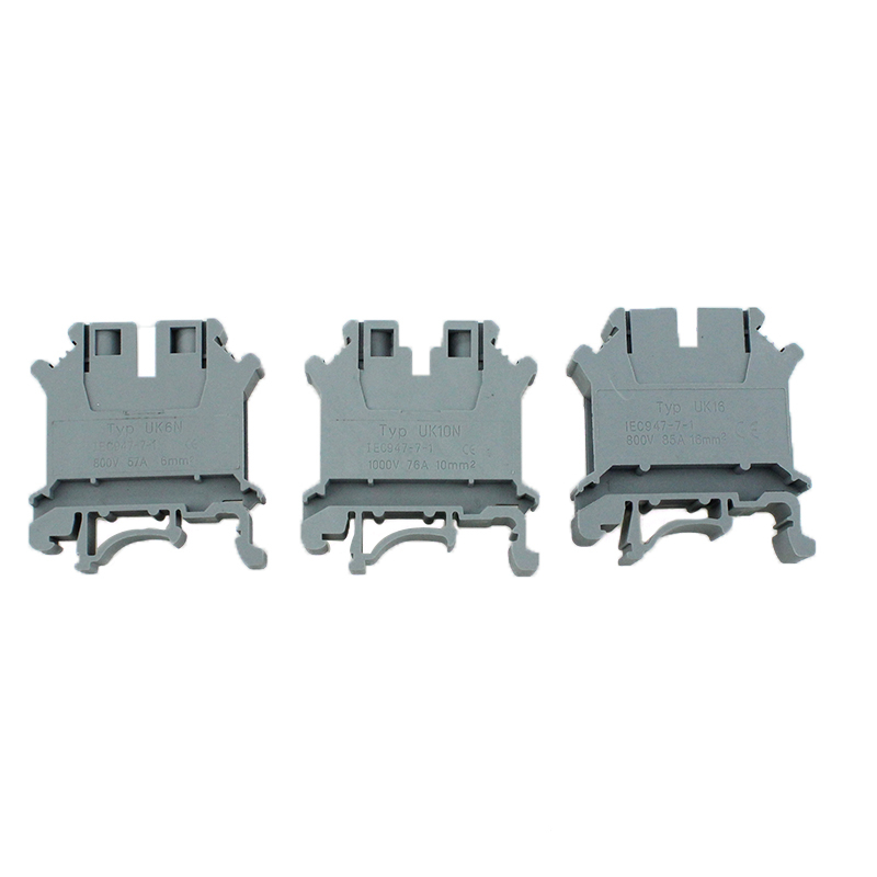 UK6N Screw Clamp Din Rail Terminal Block terminal block connector