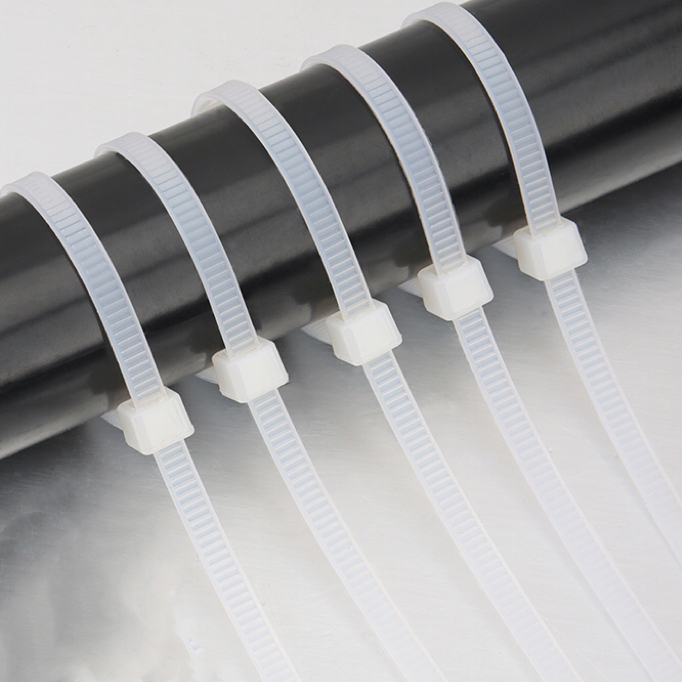 Self-locking Nylon Cable Ties Strong Cable Ties White Binding Ties M3-100 3*100