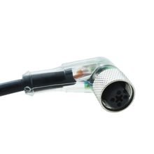 RK02-2-4N 2m Cable Length Curved Hole Sensor Plug Wire