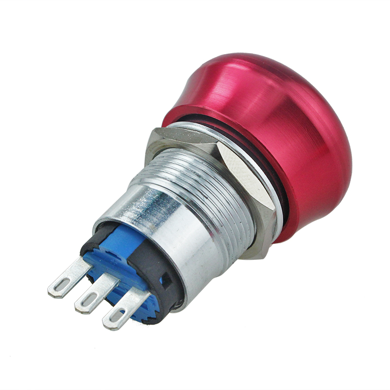 19mm Momentary E-stop Mushroom Push Button Switch
