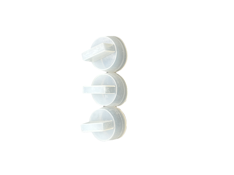 Knob silicone sleeve 16/22/30mm button waterproof cap, dustproof switch protective cover, transparent white sealing leather ring