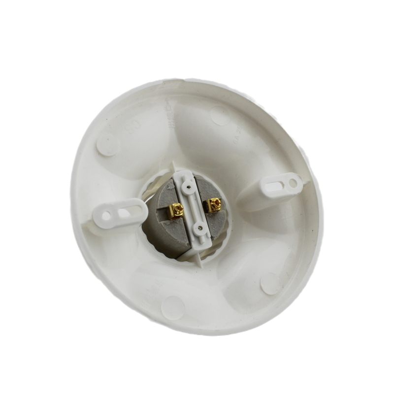Ceramic Lamp Holder Screw Mouth Household E27 Lamp Head Screw Mouth Circular Base,Ceiling Snd Surface Mounted