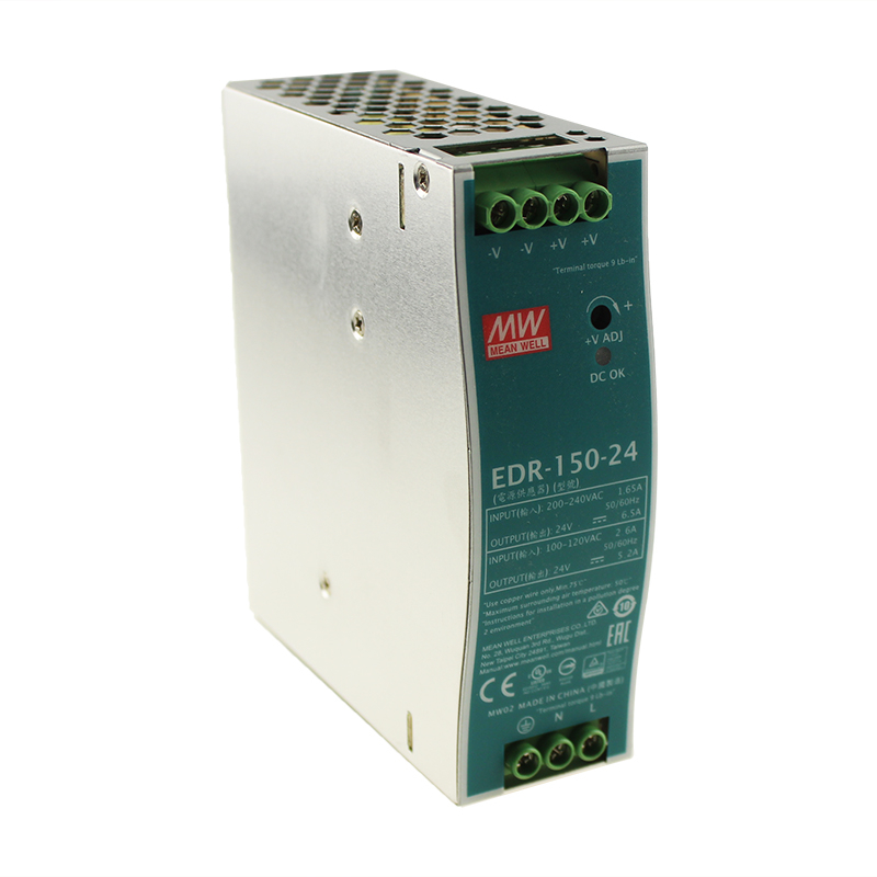 EDR-150-24 Meanwell 150W Single Output Industrial DIN RAIL Switching Power Supply