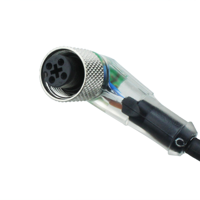 RK02-2-4N 2m Cable Length Curved Hole Sensor Plug Wire