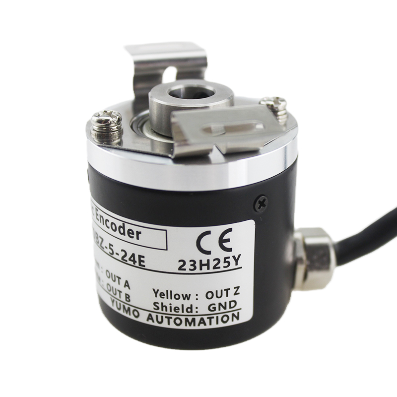 Half Hollow Magnetic Encoder MHC3808-102G-1000BZ-5-24E with ABZ Phase 5-24V Voltage