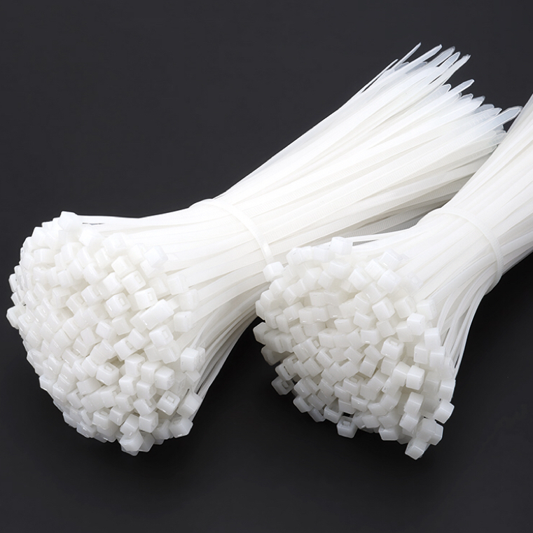 Self-locking Nylon Cable Ties Strong Cable Ties White Binding Ties M3-100 3*100