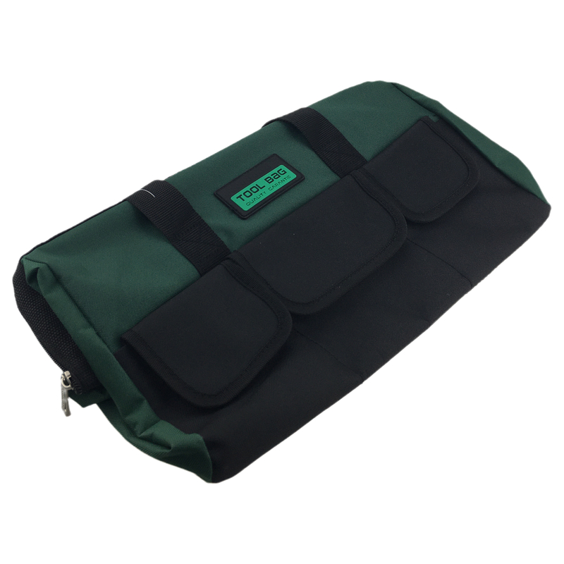 Thickened Wear-resistant Multifunctional Waterproof Tool Bag Portable Steel Ring Reinforced 19inch Canvas Bag
