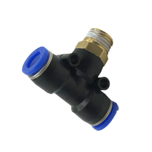 Joint Thread Positive Tee PB8-02 Gas Pipe Quick Insertion
