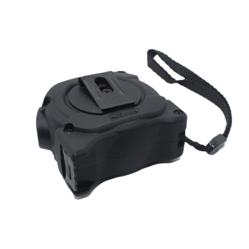 Self-locking Fluorescent High-precision Black Steel Tape Ruler Thickened Cut-resistant Wear-resistant Measuring Tools