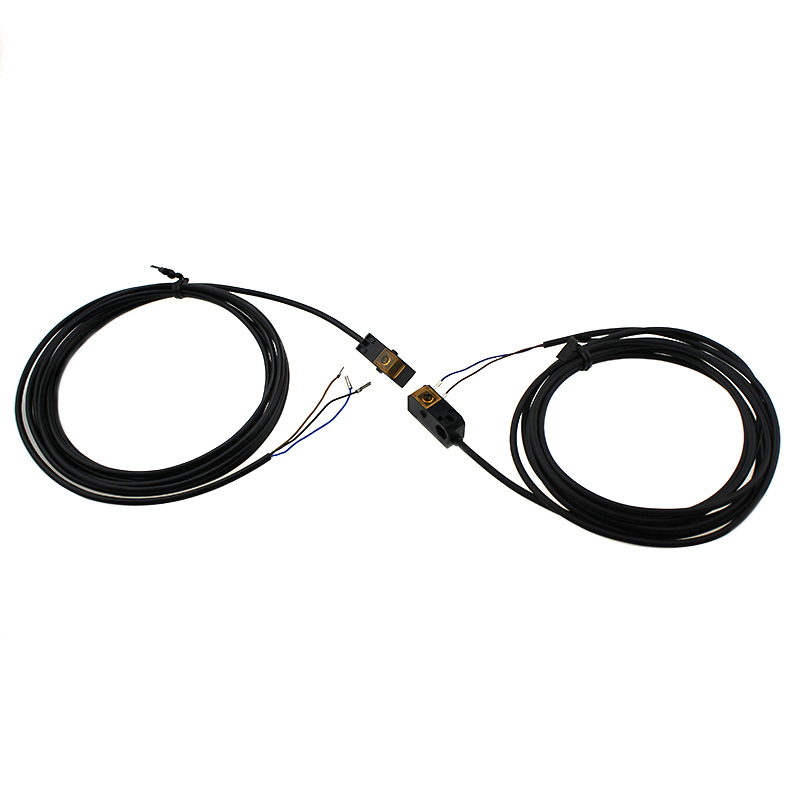 YML-TM15T NPN NC plastic square shape photoelectric Through Beam Switch Sensor
