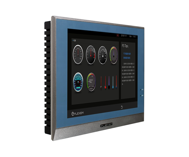 Flexem FE9121M HMI Human Machine Interface 12.1” Resistive Touchscreen 4:3 TFT LCD