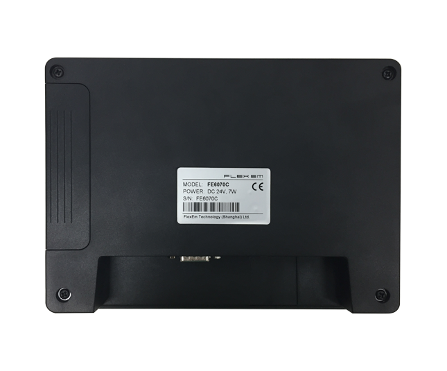 Flexem FE6070C HMI Human Machine Interface 7” 16:9 TFT LCD Resistive Touchscreen Resolution 1024×600