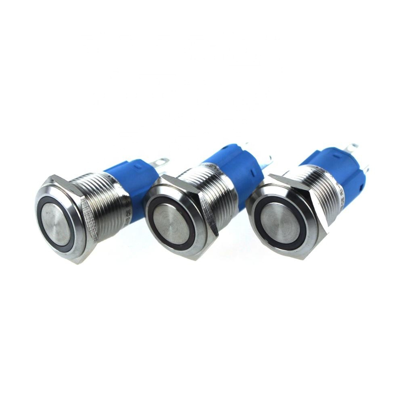 LA16JSF-11E blue push button monetary with LED lamp
