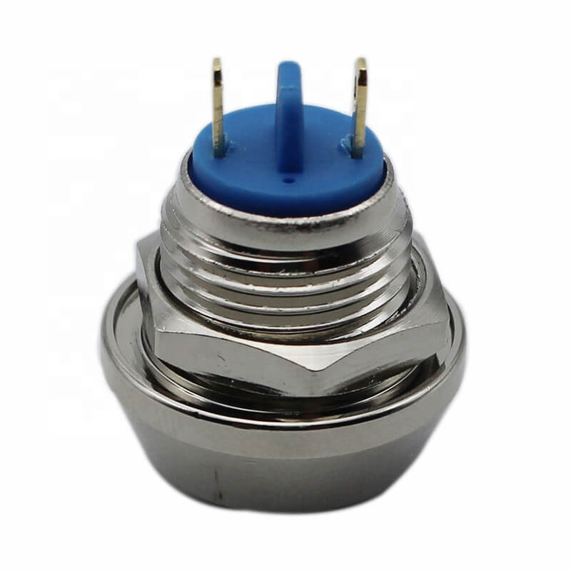 ABS12S-Q1 12mm Momentary 220VAC stainless steel ball head push button