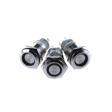 Hot sale LB-16A annular stainless steel panel LED metal push button