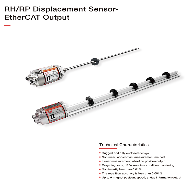 RH/RP Displacement Sensor-EthCAT Output Magnetostrictive Displacement Sensor