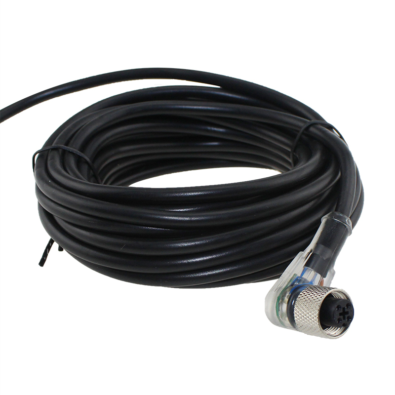 Elbow Sensor Connector Waterproof 5m Cable PNP IP67 RK02-2-4P