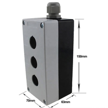 LAY5-BP03 22mm 25mm hole three holes push button box control box
