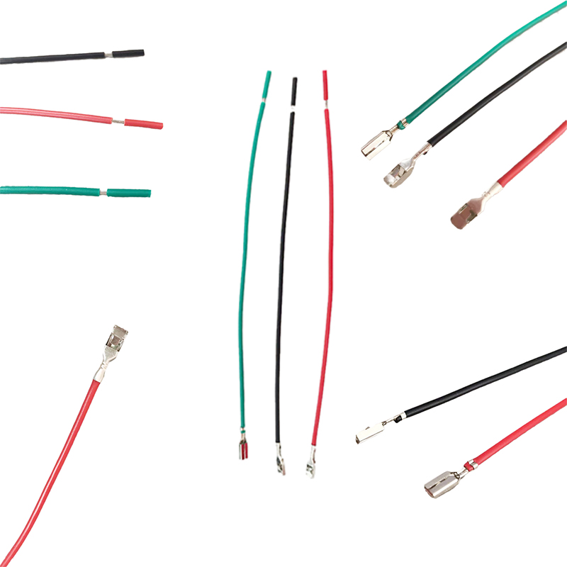 Wire for Metal Push Button 12mm, 16mm, 19mm, pin Terminal 15cm Wires Red, black, green with Terminal