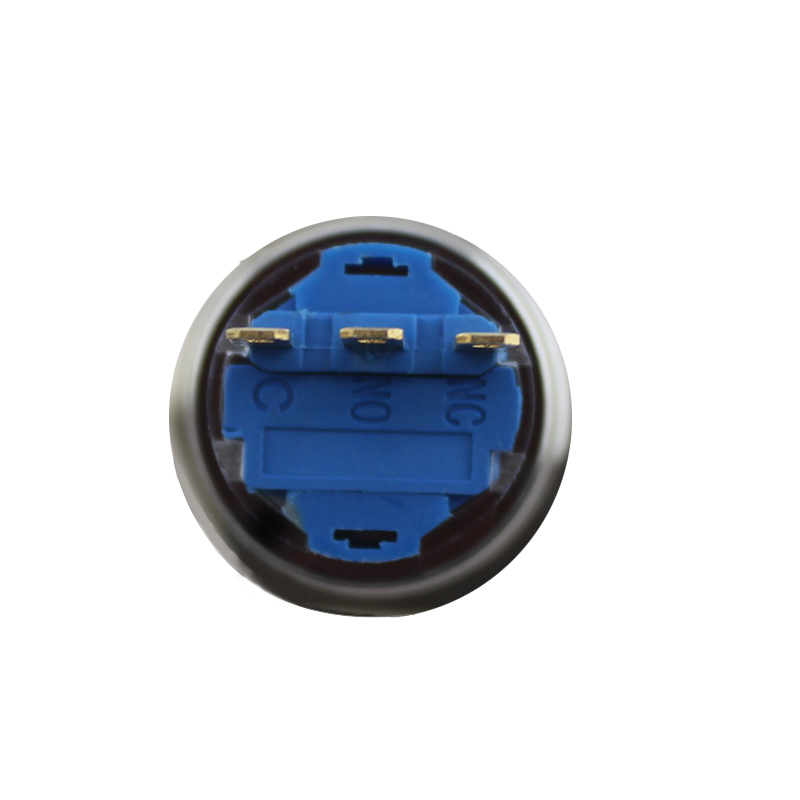 19mm IP67 Flat Momentary Or Maintained Waterproof Stainless Steel Metal Push Button Switch