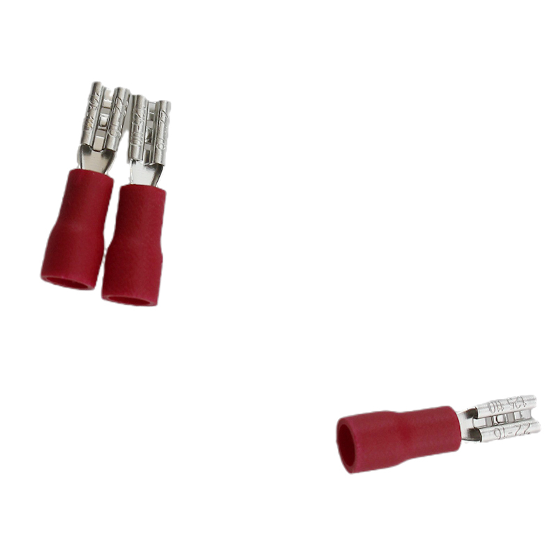 Double Crimp Female Disconnectors Auto Terminal Connector FDD1.25-110 FDD Insulated Cold Press Terminal