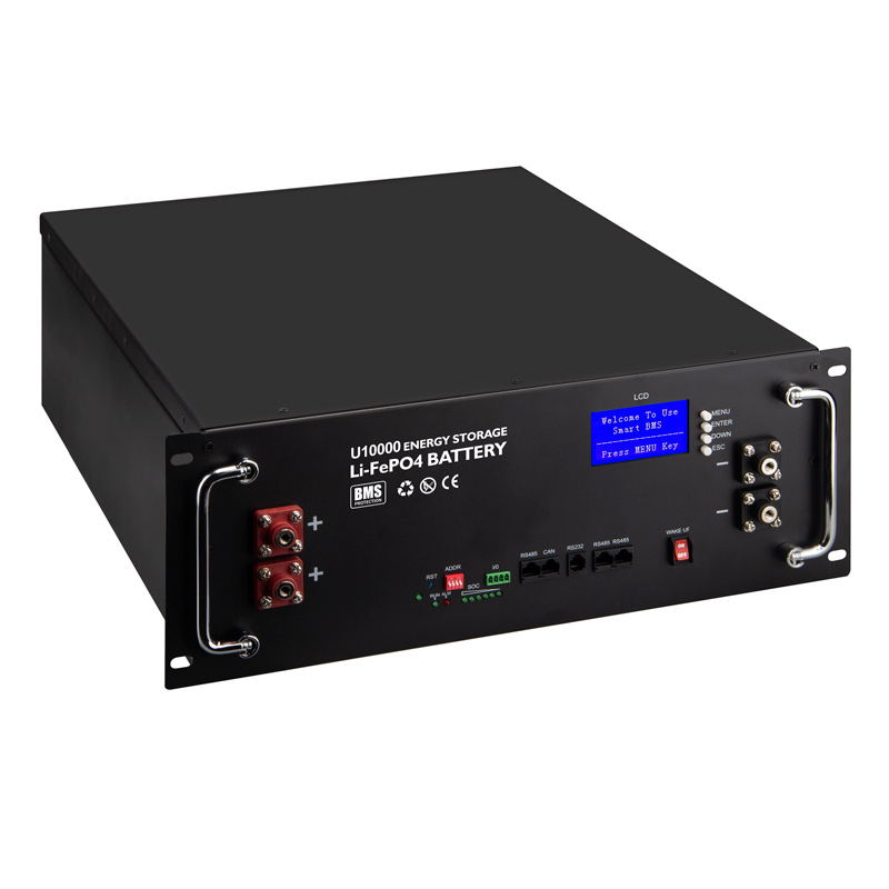 SBS-200AH Lithium Energy Storage Battery 200ah 48v Lifepo4 Battery Solar Battery 9.6kwh with digital display