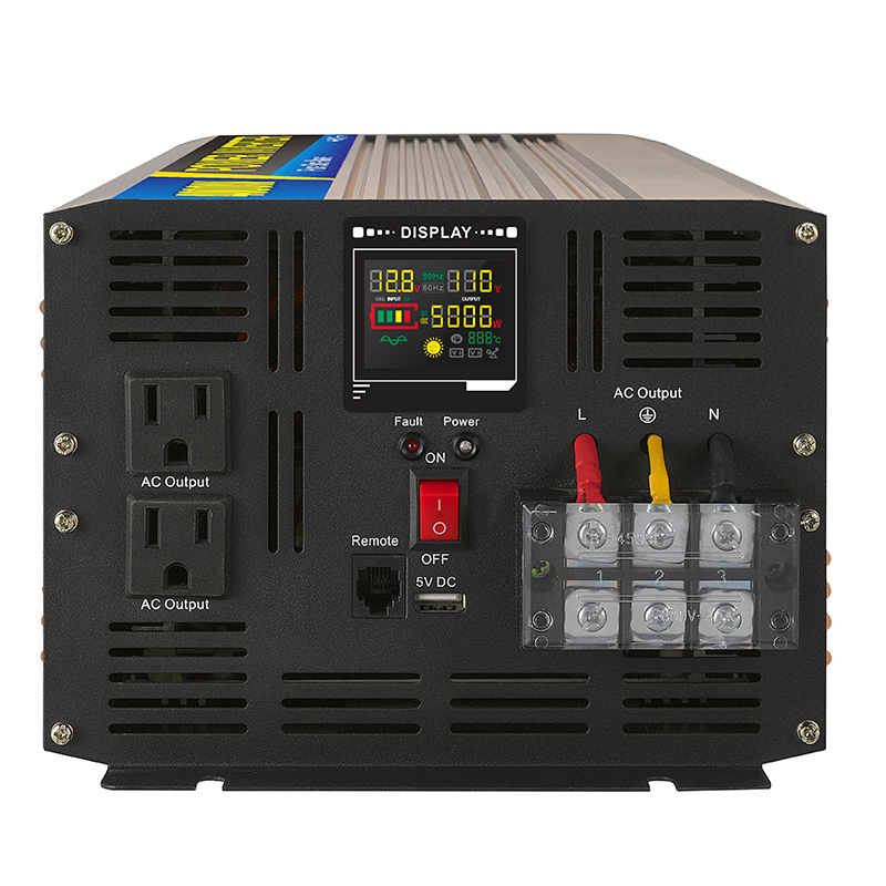 Pure Sine Wave Inverter SGPE4000w 12/24/48VDC (Color Display And Remote Control Is Optional)